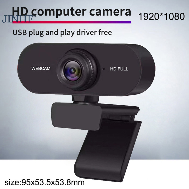 Jinhf Elough 2K HD Webcam Cho Máy Tính Để Bàn Laptop Máy Tính Mini USB Web Camera Có Micro Web Cam Cho YouTube Skype HOT