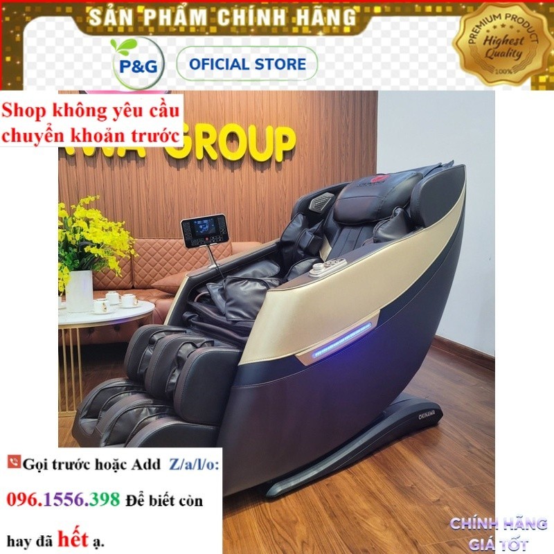 Hãng  Ghế massage Okinawa toàn thân Okinawa OS - 321 model 2023, 4D, điều kiển giọng nói