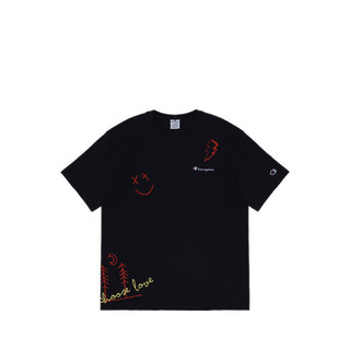 Áo Thun Champion Doodle Men's - Night Black