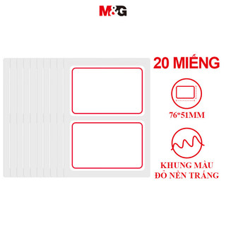  M&G Khung Đỏ Tự Dính Nhãn Dán 10 Tờ Ghi Chú Tiện Lợi Pepsi Miếng Dán Giá Thanh Nhãn Dán Trường m Và g Văn Phòng Phẩm 