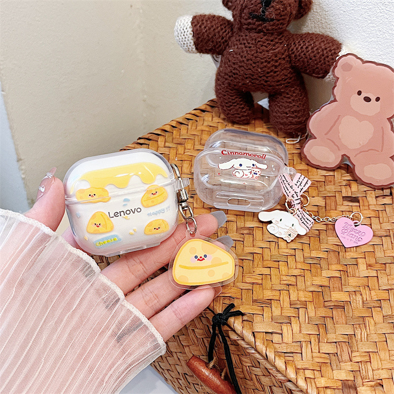 Cho Lenovo LP40 Plus ốp tai ng Case Dành Tai Nghe Vỏ Quế Chó Tai Nghe Vỏ handmade DIY Mặt Dây Chuyền