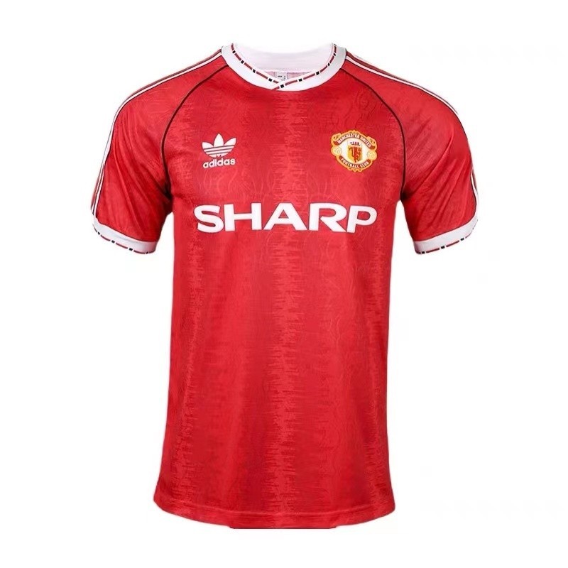 Áo bóng đá 1991 1992 Man Utd Home Retro Fan Jersey Áo bóng đá
