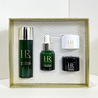 Bộ chăm sóc da mặt HR Green Treasure Chai tinh chất Bộ đồ du lịch Mẫu nhỏ và vừa Bộ đồ du lịch chăm sóc da di động