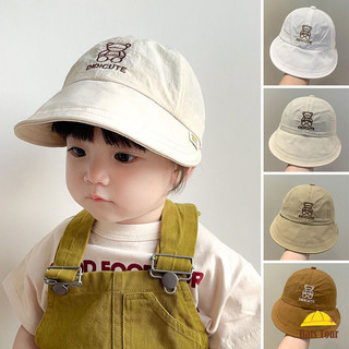 1-4 Tuổi Trẻ Em Mũ Chống Nắng Gấu Dễ Thương Thêu Bé Mùa Hè Mũ Trẻ Em Người Cá Mũ Du Lịch Hàng Ngày Vành Rộng Trẻ Em Mũ Bóng Chày Trẻ Em Phụ Kiện Thời Trang