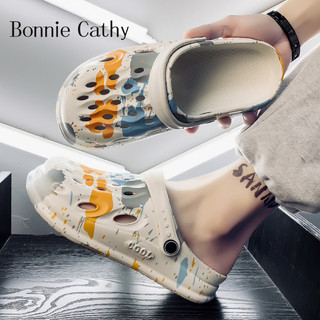 Giày Croc Mới Áo Ngoài Nam Hợp Thời Trang Chống Trơn Trượt Đế Mềm Chống Mài Mòn Dép Đi Biển Thường Ngày