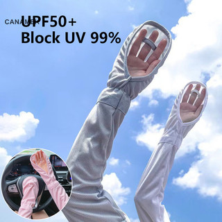 Canamek Ice Tay áo chống nắng mùa hè Uv tay áo năng lượng mặt trời