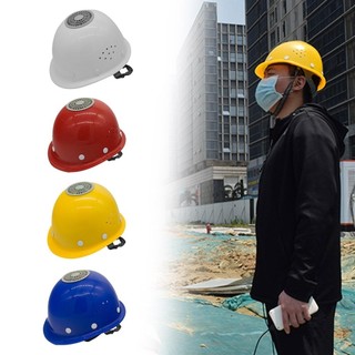 Mũ cứng kèm quạt điều chỉnh tốc độ gió mùa hè