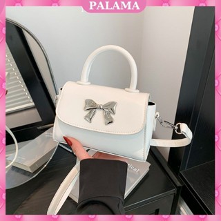 Túi xách nữ thời trang PALAMA túi mini cầm tay đeo chéo dáng đẹp hoạ tiết nơ bạc PK180