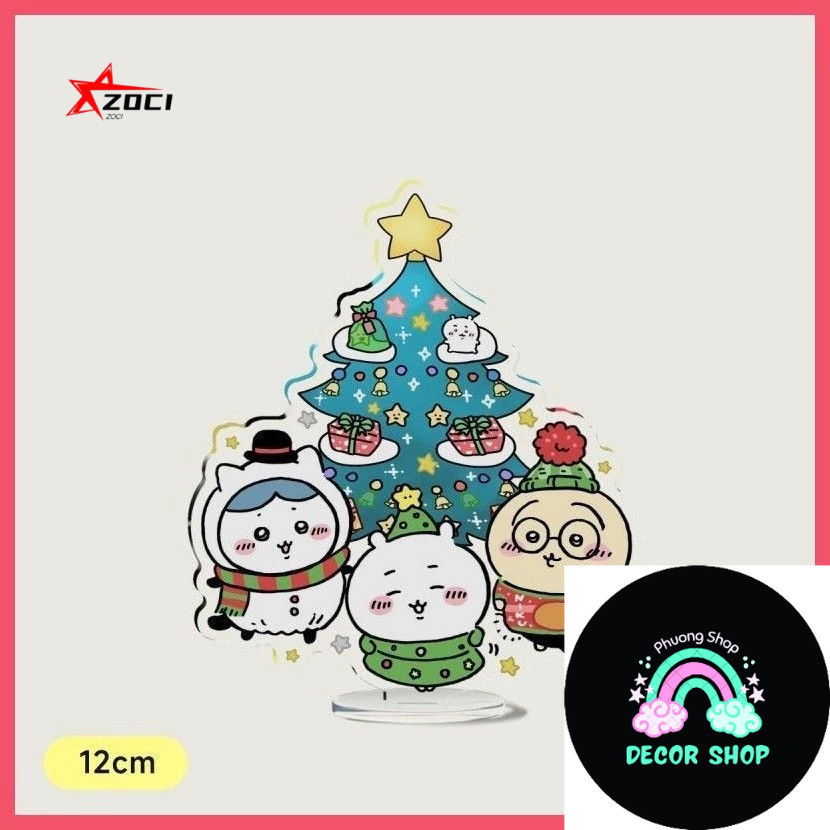 Đứng chiikawa chiikawa chiikawa chiikawa chiikawa Đứng Cây Giáng Sinh Ngày Lễ Acrylic Để Bàn