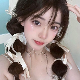 Dây ruy băng buộc tết tóc LAGU dây cột tóc màu pastel trơn cột tóc dễ thương phong cách Hàn Quốc