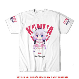 Áo thun Kobayashi Dragon Maid Kanna ngắn tay