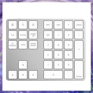 Bàn phím số không dây bluetooth 3.0 34 phím bàn phím kỹ thuật số cho kế toán teller windows ios os android pc máy tính bảng laptop