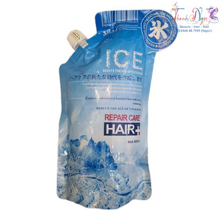 Kem ủ xả, hoàn hình bạc hà SILU ICE Repair Care Hair+ 800ml - TN
