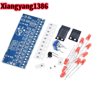Bộ dụng cụ điện tử thông minh ne555 + cd4017 đèn led chảy nước diy bộ sản xuất điện tử bộ đèn led chạy bộ diy