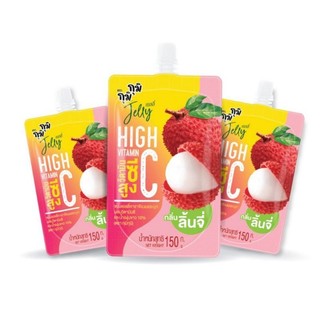 (Combo 18 bịch )Nước thạch Jelly Gumi Vitamin B,C vi nho, vải, cam  135g Thái Lan