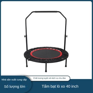 Nhà sản xuất Cung cấp Trampoline 40 inch Trong nhà Người lớn Thể dục Trampoline Hộ gia đình Trẻ em Thể thao với tay vịn Giường nhảy