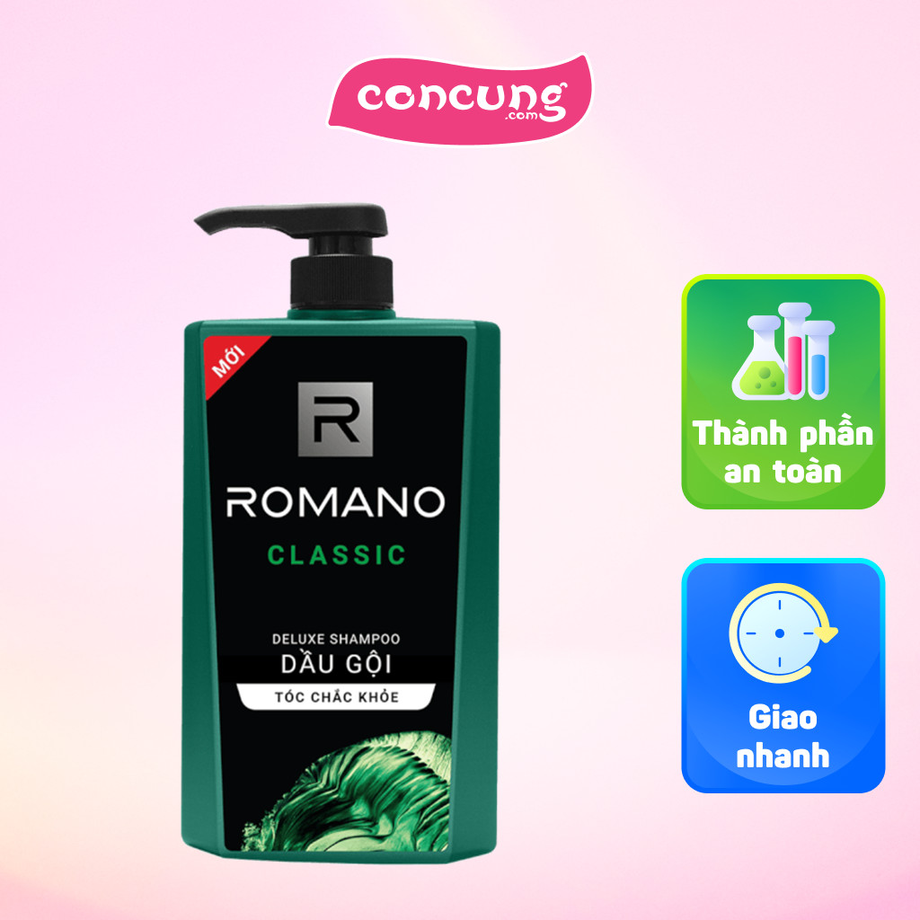Dầu gội ROMANO cao cấp Classic 650g