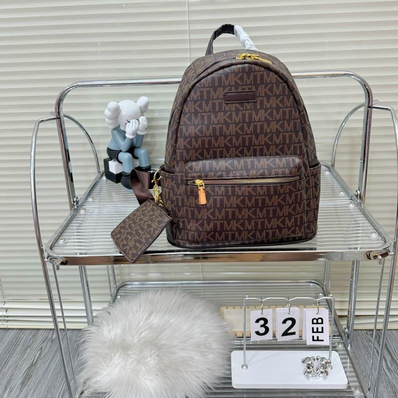 🌈Balo Da Đeo Vai Nam Nữ Đi Học SiZe 40 Hàng  Chất Liệu Da PU Chống Thấm Nước Họa Tiết Chữ mk luôn  SẴN HÀNG