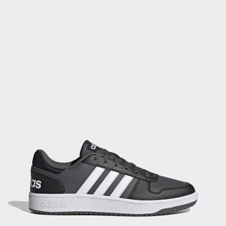 Adidas bóng rổ giày hoops 2.0 nam đen fy8626