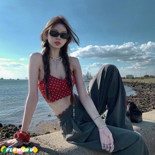 (Giao Hàng Nhanh Tại Hà Nội)  Áo Yếm Cổ Chữ V Dành Cho Nữ Áo Crop Top Thời Trang Mới