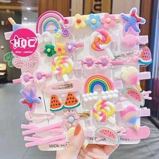 Vỉ 14 kẹp tóc cho bé siêu xinh dễ thương【PK003】