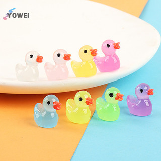 YOWEI 5 CÁI phát sáng vịt Microlandscape DIY trang trí VN