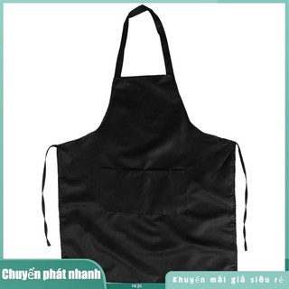 Unisex 2 Túi Tạp Dề Nhà Bếp Màu Đen Yếm, Một Kích Thước Vừa ncsqkjjs.vn