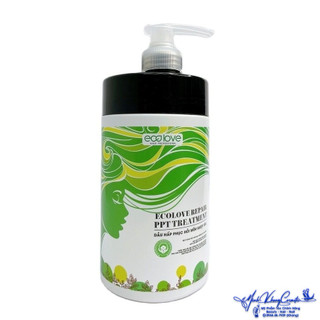 Hấp dầu phục hồi mềm mượt tóc Ecolove Repair PPT Treatment 1000ml - MK