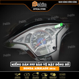 Bộ 2 miếng dán PPF bảo vệ mặt đồng hồ xe Honda AirBlade 2014 - Pskin ( Bảo hành 12 tháng)