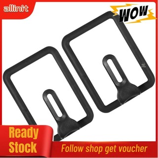 Allinit Rectangle Pan Cover  Clear Black Thickened Glass Lid Easy Use for Home