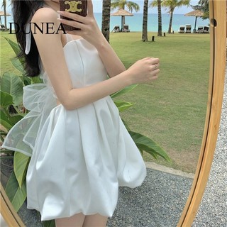 Đầm ren lưới thắt lưng DUNEA dành cho nữ