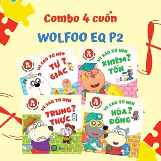  Sách - Combo 4 cuốn Wolfoo EQ  P2  