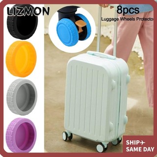 Lizmon Hành Lý Du Lịch Bánh Xe, Phụ Kiện Vali Trục Bánh Xe Tiếng Ồn Bảo Vệ Bánh Xe Hành Lý Bảo Vệ, Giảm Bánh Xe Với Âm Thanh Im Lặng Hộp Xe Đẩy Silicon Bánh Bao