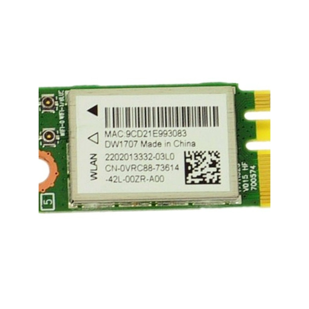 Card mạng không dây DELL DW1707 QCNFA335 Bluetooth E5250E7250E7470 E5450 VRC88