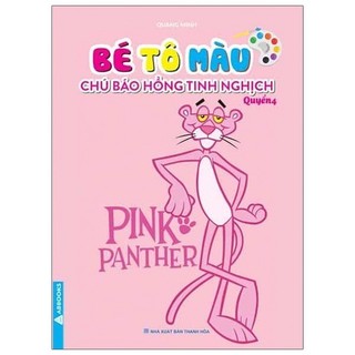 Sách - bé tô màu - chú báo hồng tinh nghịch 4