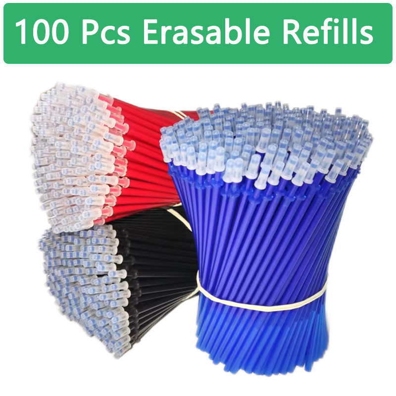 🔥 100 Ruột ngòi bút gel ủi bay - bút vẽ vải - bút vẽ bay màu ngòi 0.5mm