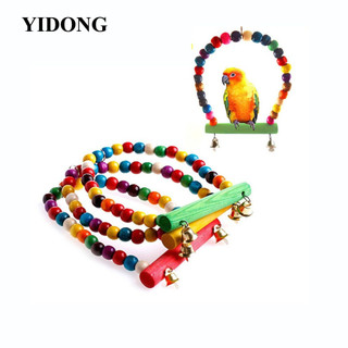 Chim đồ chơi vẹt xích đu lồng chim chủ lồng chim võng