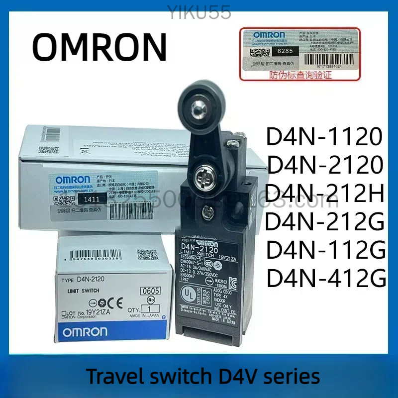 Công tắc giới hạn an toàn OMRON D4N-1120 / D4N-2120 / 212H / 212G / 412G / 112G