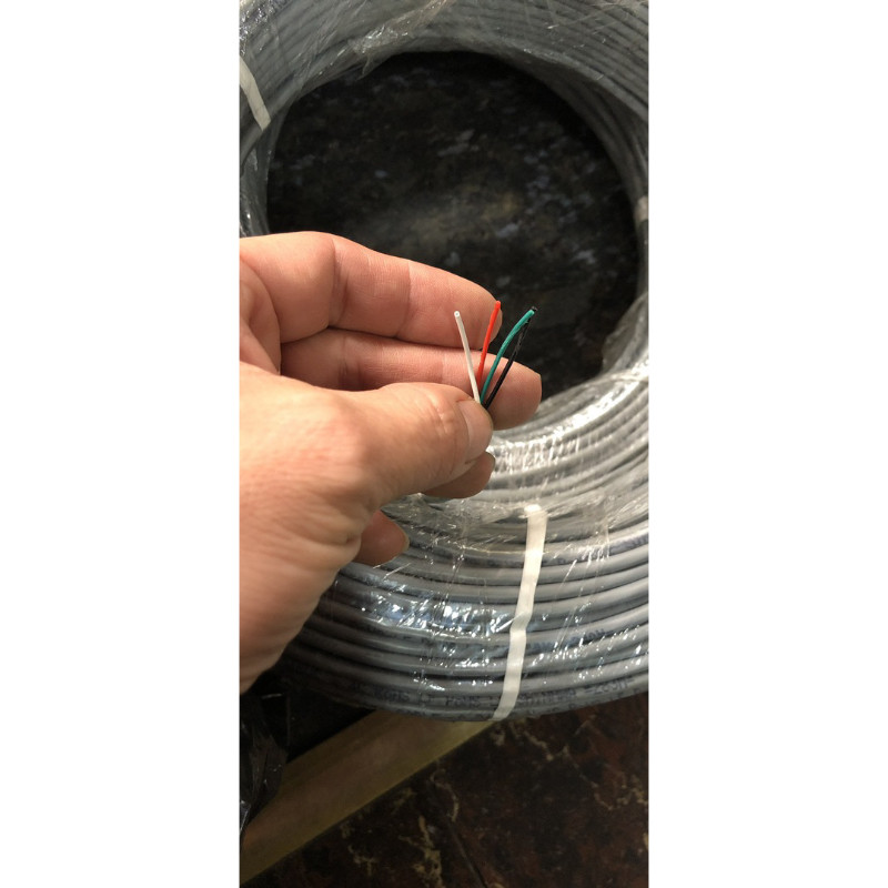 Dây 4cx24awg 4 lõi 24awg lõi đồng đỏ 1mét | Hiếu Nhung