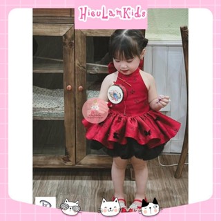 CS413 - Set bộ bé gái, váy bé gái cho bé gái mặc lễ hội noel, giáng sinh, tết