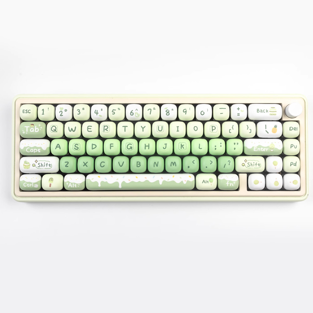 Mùa hè Món tráng miệng House Keycaps MOG Profile Green Gradient PBT Dye Sub Keycap | BigBuy360 - bigbuy360.vn