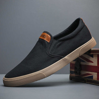  Giày Lười Vải Nam BAODA Mẫu Mới 2024 Chất Liệu Vải Bố Thoáng Khí Đế Cao Su Chống Trơn - Mã SP 008 