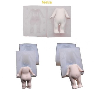 Onsale fondant búp bê khuôn thân thể 3d khuôn diy đất sét mềm đất sét nhựa epoxy khuôn