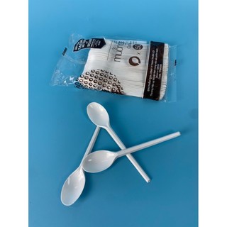 50 muỗng cà phê 125mm dùng 1 lần, thìa sữa chua, múc kem - Coffee Spoon