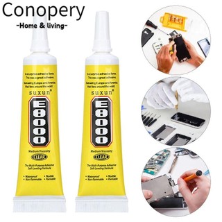 Conopery Keo sửa chữa điện thoại, Keo thủ công kim cương giả đa năng E8000, Dụng cụ sửa chữa trong suốt 15 / 25 / 50 / 110ML Điện thoại dính màn hình di động