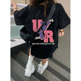 HANUNA Local Brand Áo Thun Phông Form Rộng 100% Cotton BIG SIZE Đen Rời Size Lớn Top Tay Ngắn Rời Áo Thun Nữ Nửa Tay Phù Hợp Với Phong Cách Hợp Thời Trang
