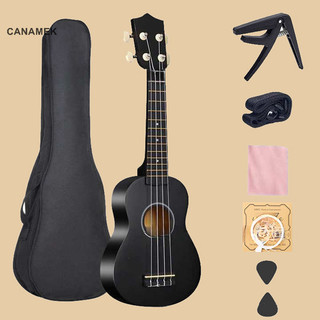 Canamek Đàn Ukulele Gỗ 21 Inch 4 Dây Người Mới Bắt Đầu Đàn Ukulele Trẻ Em Quà Tặng Người Mới Bắt Đầu Nhạc Cụ Soprano Bass Guitar Có Túi Nhiều Màu Mới