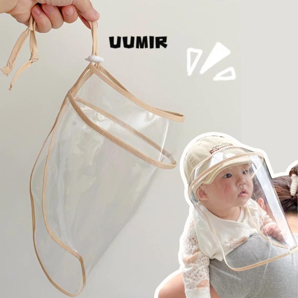 Mũ bảo vệ bé, mặt trong suốt chống gió, nắp xốp chống va đập thoáng khí