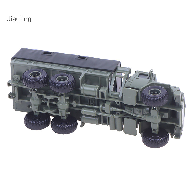 Jiauting 1 Tỉ Lệ 1: 72 KrAZ-260 Máy Kéo Xe Tải Đồ Chơi Khối Xe Lắp Ráp Mô Hình Bộ Xây Dựng DIY Quân 