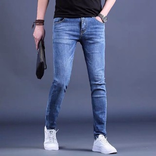 Quần Bò Jeans Skinny Nam Xanh Đậm Siêu Co Giãn 4 Chiều Cao Cấp Avocado đẹp